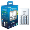 Caricabatterie panasonic eneloop bqcc51 + aa 4pz ni-mh 2000mah
