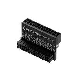 Adattatore per scheda madre singularity 90 gradi a 24 pin in plastica