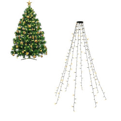 Catena luminosa goobay ip44 200 luci led con anello bianco [60385]