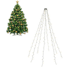 Catena luminosa goobay ip44 280 luci led con anello bianco [60386]