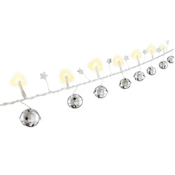 Stringa di luce 10 led goobay con timer bianco