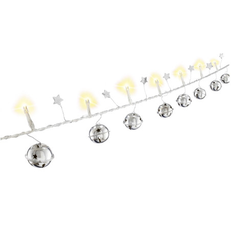 Stringa di luce 10 led goobay con timer bianco