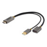 Cavo adattatore startech.com hdmi a displayport 0.3m nero/grigio