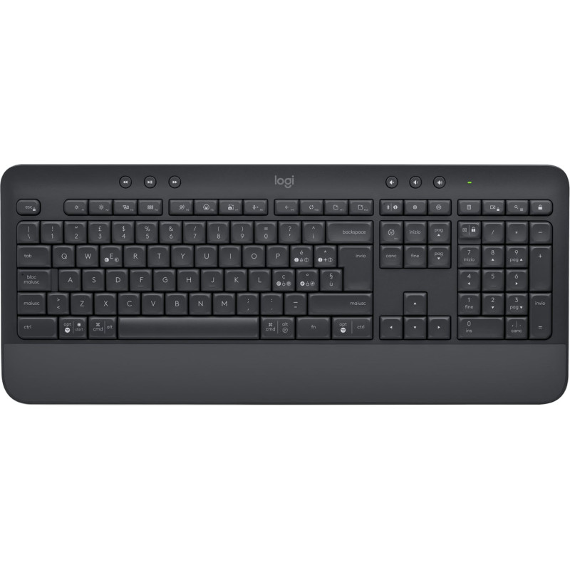 Tastiera logitech signature k650/qwerty/wireless/bluetooh/lgrafite