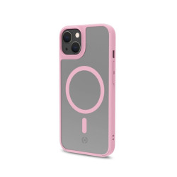 Custodia celly magmatt iphone 14 6.1"/rosa/trasparente [magmatt1024pk]