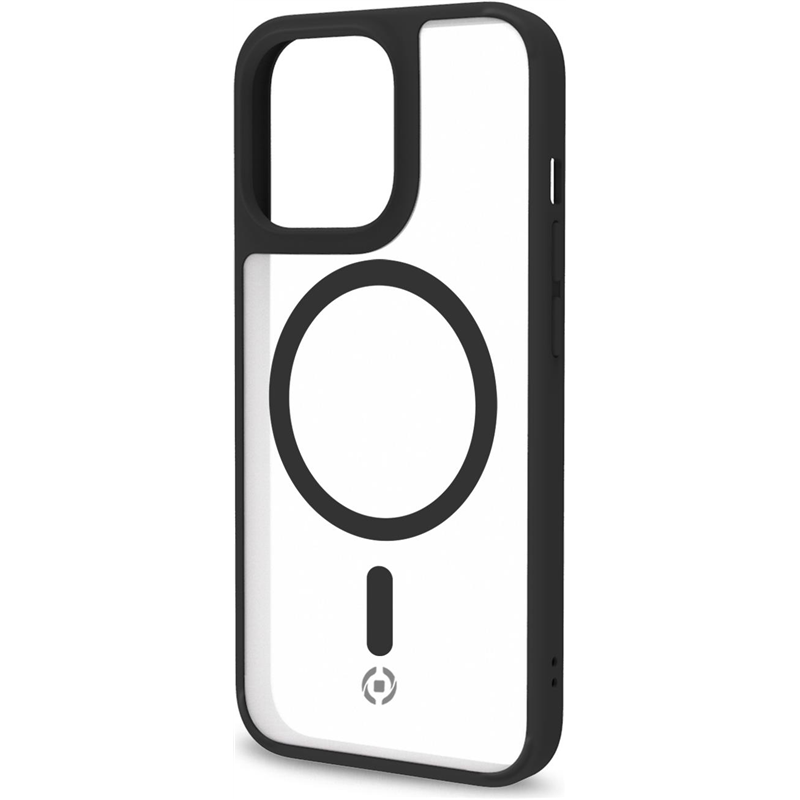 Custodia celly magmatt iphone 14 6.1"/nero/trasparente [magmatt1025bk]