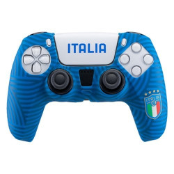 Custodia controller qubick figc italia per ps4 blu [8022253010690]