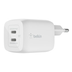 Alimentatore da rete belkin 65w pd usb-c bianco [wch013vfwh]