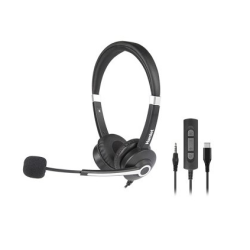 Cuffie hamlet renova cjs con microfono usb-c jack 3,5mm nero