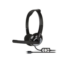 Cuffie stereo hamlet con microfono connessione usb-c [hheadmus-c]