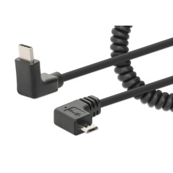 Cavo manhattan di ricarica usb-c a micro-usb 1m 300v 10ms