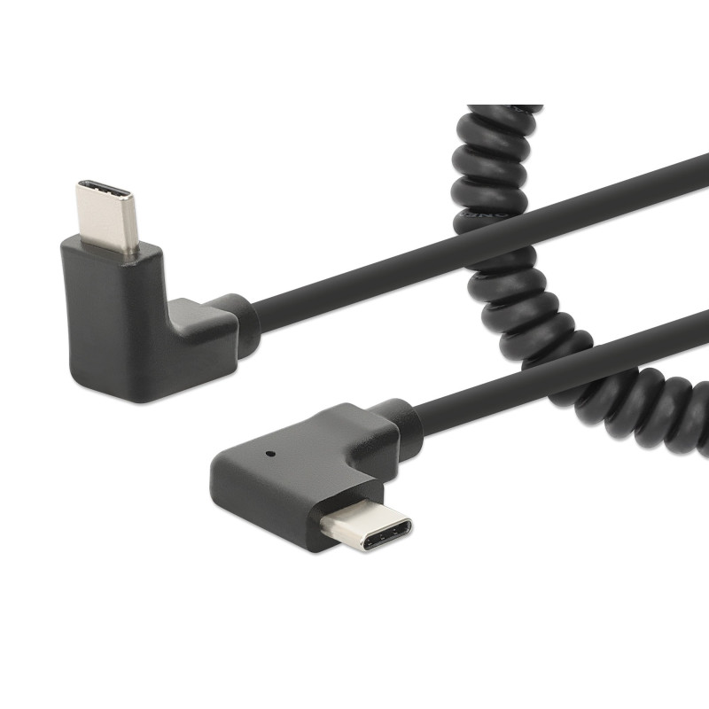 Cavo manhattan di ricarica usb-c a usb-c 1m 300v 10ms nero
