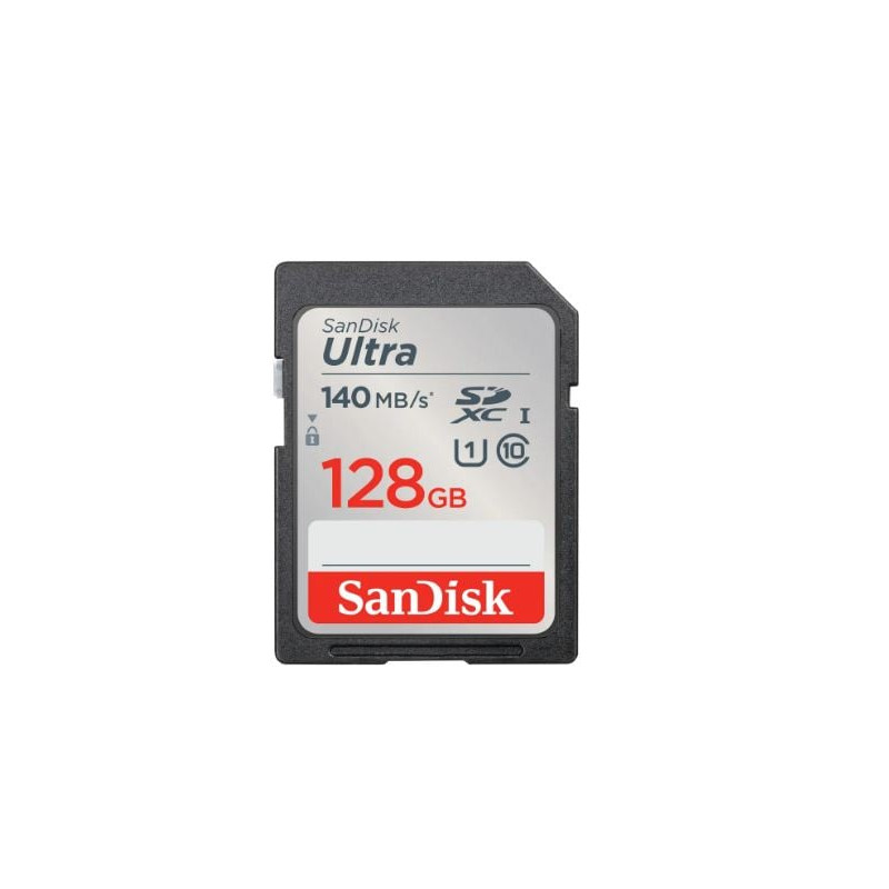 128gb scheda microsdxc sandisk ultra 140 mb/s sdxc [sdsdunb-128g-gn6in]