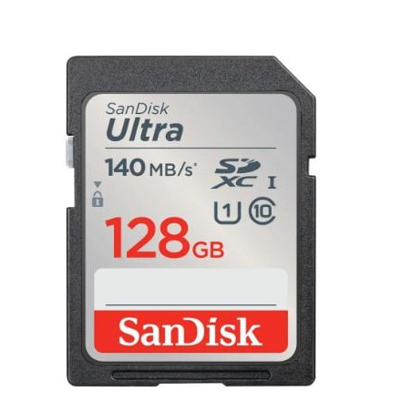 128gb scheda microsdxc sandisk ultra 140 mb/s sdxc [sdsdunb-128g-gn6in]