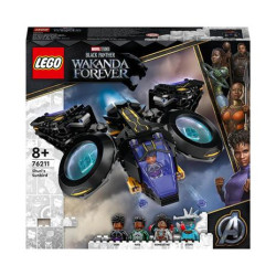 Gioco creativo lego marvel 76211 black panther sunbird di shuri 355pz