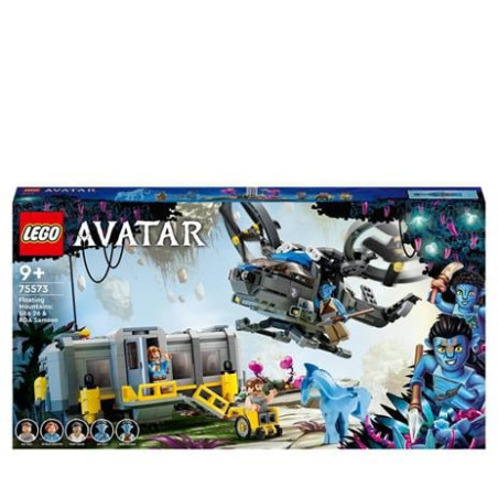 Gioco creativo lego avatar 75573 montagne fluttuanti sito 26 e samson
