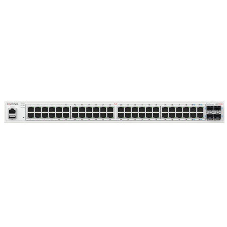 Switch fortinet 48 porte l2 ge 10/100/1000 poe bianco [fs-148f-fpoe]