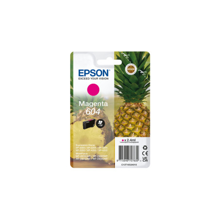 Cartuccia epson 604 2.4ml 150pagine magenta [c13t10g34010]