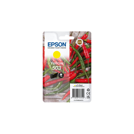 Cartuccia epson 503 3.3ml 165pagine giallo [c13t09q44020]