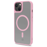 Custodia magmatt iphone 14 plus con magsafe rosa trasparente [magmatt1026pk]