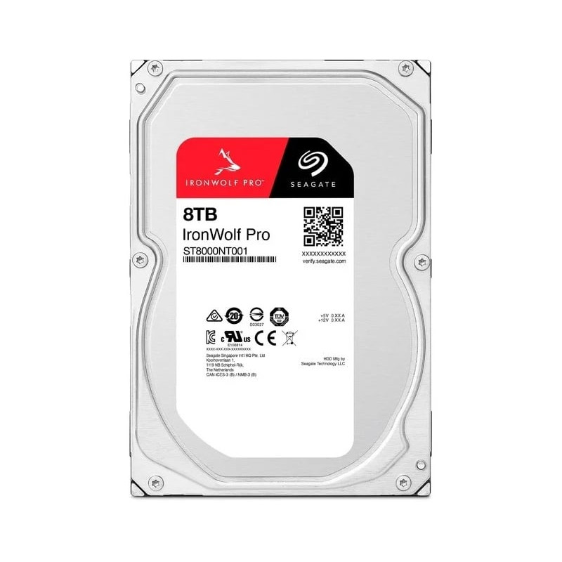 Hard disk 3.5 8tb seagate ironwolfpro sata 6gb/s 7200rpm [st8000nt001]