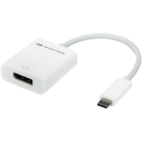 Adattatore owc newertech usb-c a displayport 8k bianco [nwtadptcdp14]