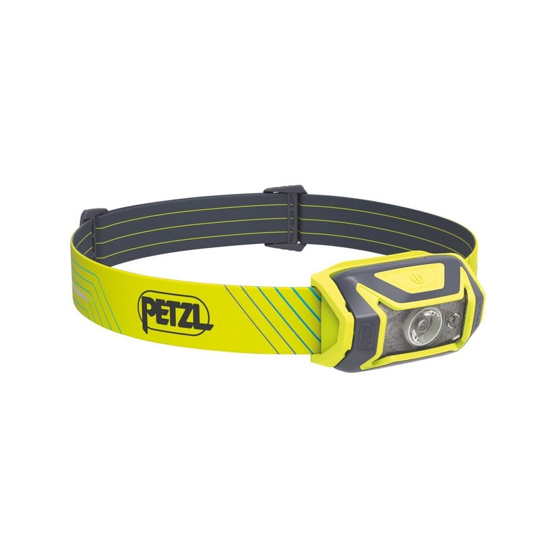 Lampada frontale petzl tikka core giallo-grigio [e067aa03]