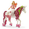 Figurina schleich bayala 70593 feya sirena con unicorno sottomarino