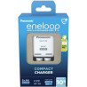 Caricabatteria panasonic eneloop compact bw-cc50 con 2xaa 2000mah