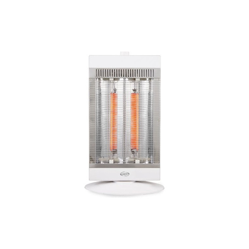 Stufa carbonio argo alan 1000w bianco/argento