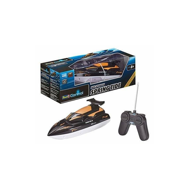Modellino revell spring tide radiocomandato nero/arancione [24136]