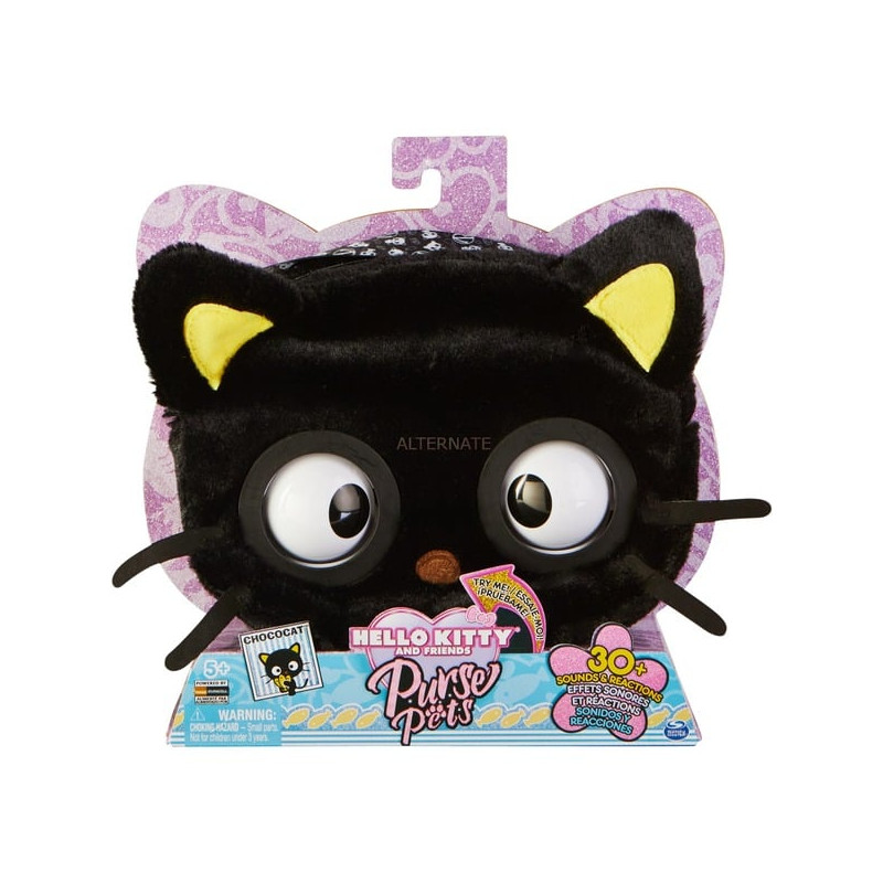 Borsa spinmaster sanrio purse pets chococat nero [6065147]