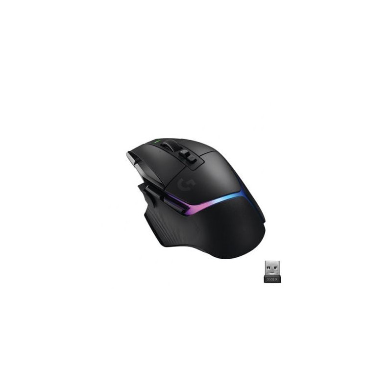 Mouse logitech g g502 x plus wireless ottico 25600 dpi nero