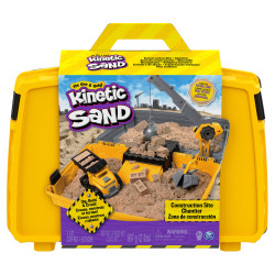 Set da gioco spin master kinetic sand con custodia da cantiere [6055877]