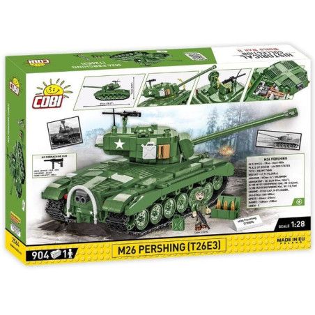 Cobi klocki collezione storica cobi ii carro armato hc wwii m26 pershing