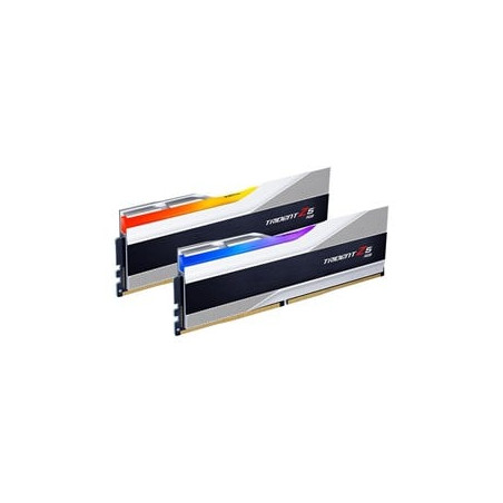 Ram dimm ddr5 64gb g.skill trident z5 rgb 2*32gb cl32 argento [f5-6000j3238g32gx2-tz5rs]