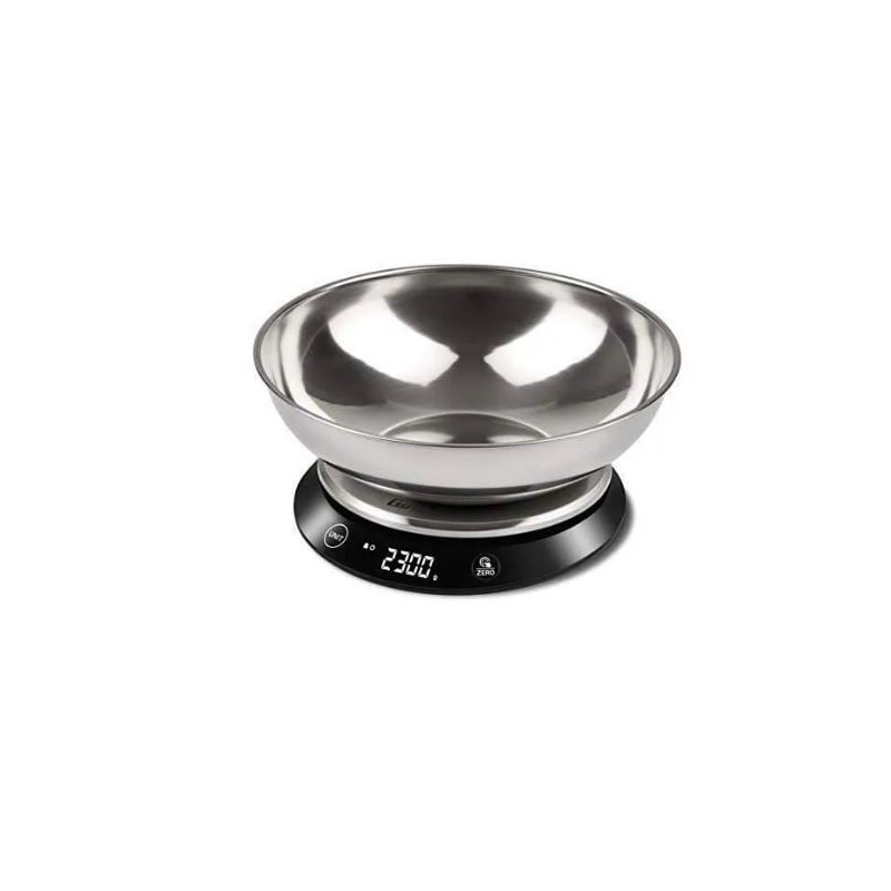 Bilancia cucina girmi ps8400 elettronica in acciaio inox argento/nero