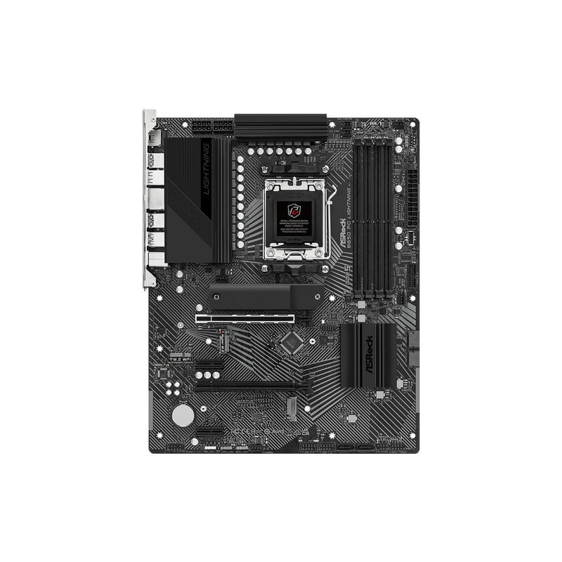 Scheda madre asrock 128gb 4xddr5 4xsata3 atx nero [b650 pg lightning]