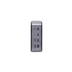 Dockingstation digitus usb 4.0/8k/tipo-c/14porte/grigio/nero