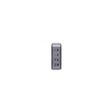 Dockingstation digitus usb 4.0/8k/tipo-c/14porte/grigio/nero