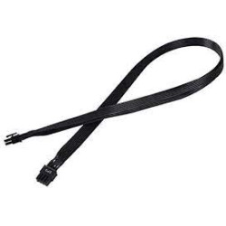 Cavo silverstone 8-pin eps a 8-pin pcie nero [sst-pp11]