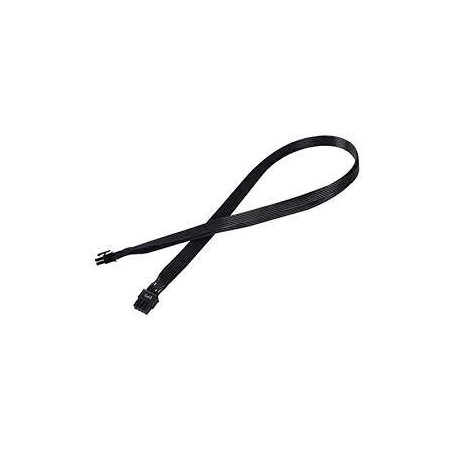 Cavo silverstone 8-pin eps a 8-pin pcie nero [sst-pp11]