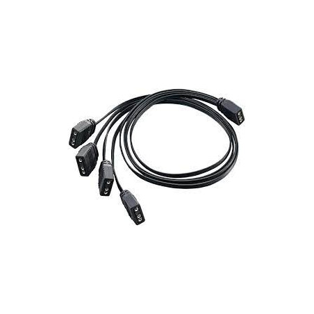 Cavo silverstone argb 30cm nero [sst-cpl03]