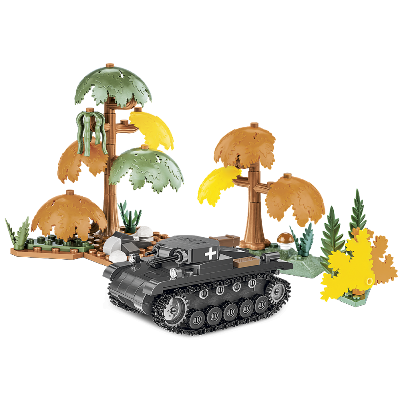 Modellino cobi klocki collezione storica carro armato panzer ii ausf.