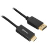 Cavo adattatore sharkoon displayport 1.2 a hdmi 4k full hd 1080px