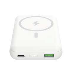 Batteria portatile celly magsafe wireless powerbank 10000mah bianco