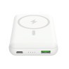Batteria portatile celly magsafe wireless powerbank 10000mah bianco