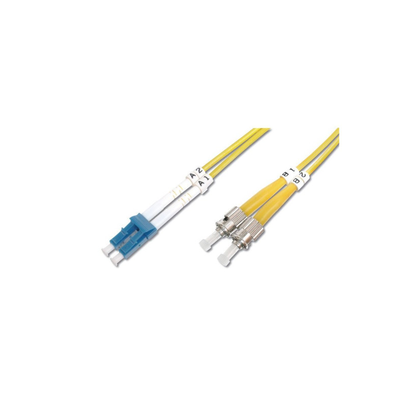 Cavo fibra ottica wp europe patch 2fo os2 lc/st 2m giallo [wpc-fp0-9lcst-020]