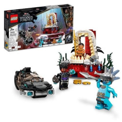 Gioco da costruzione lego marvel la sala del trono di re namor [76213]