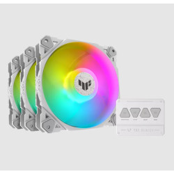 Ventola 120x120 asus tuf gaming tf120 argb 3in1 bianco [90da0033-b09030]